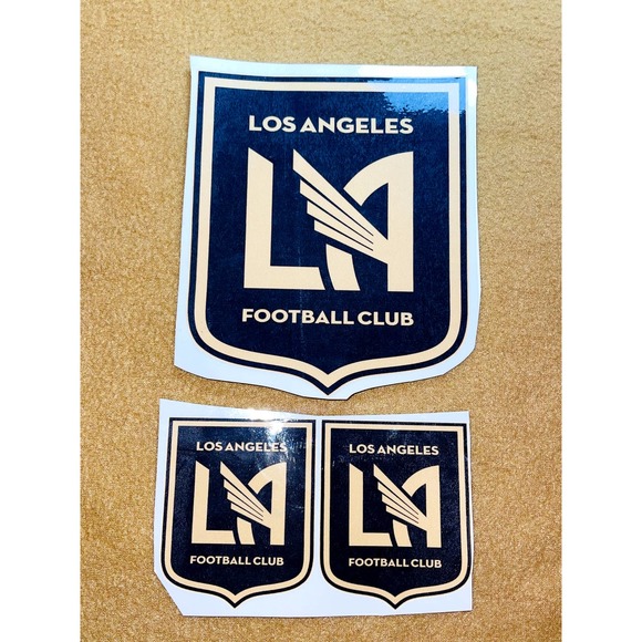 Los Angeles FC LAFC Water Resistant Decals Stickers (pack of 3) - Picture 1 of 3